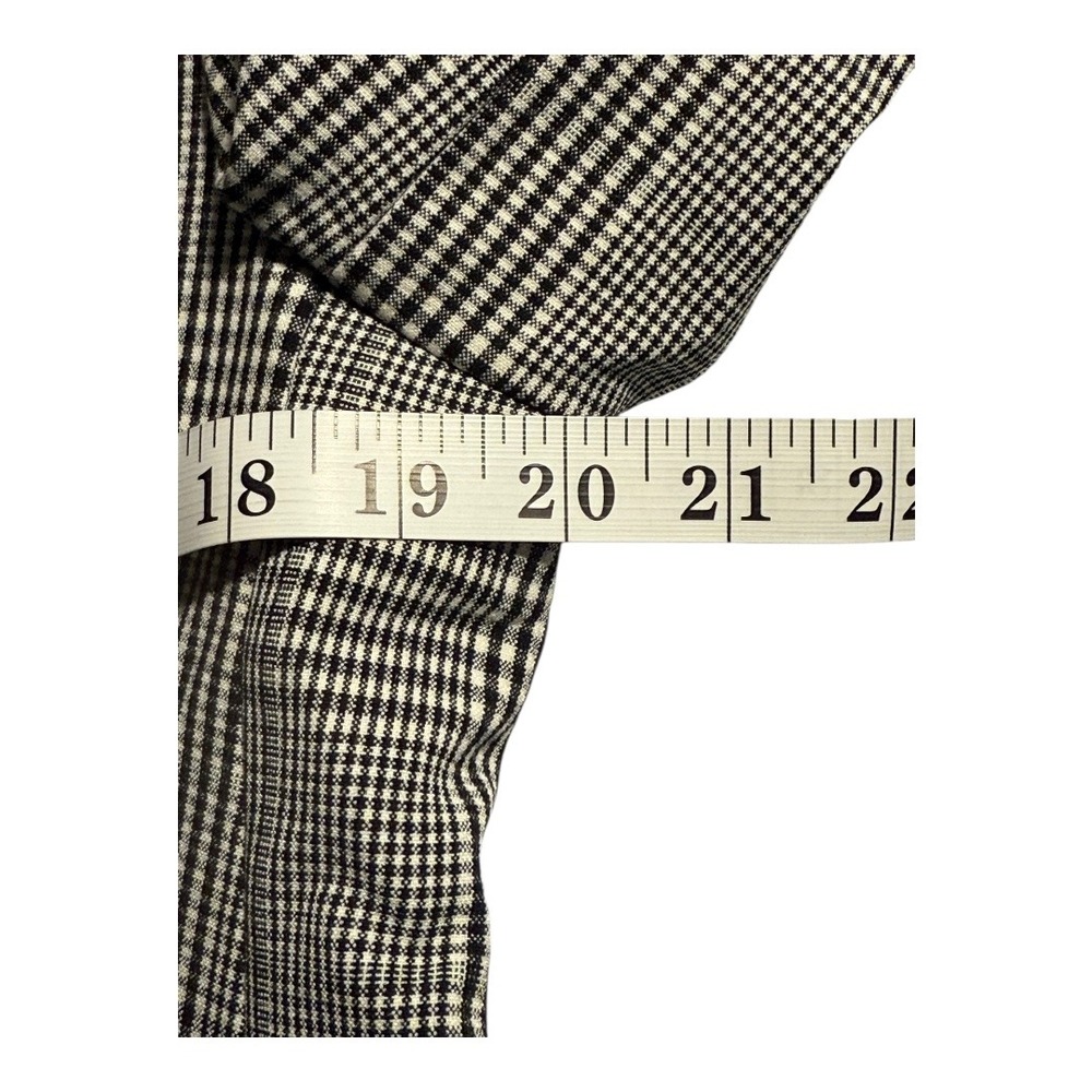 Tahari Blazer Size 10 Black White Plaid Career Business Casual Jacket Coat NWT - Picture 6 of 9